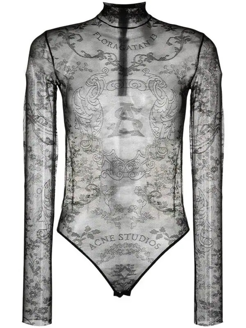 Acne Studios Jacquard Mesh Bodysuit